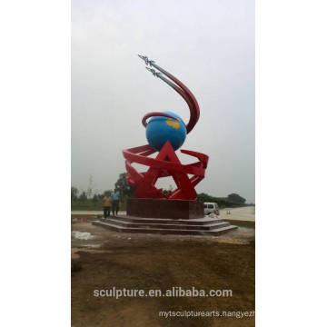 Classic Outdoor Modern Metal Art Sculptures Of Stainless Steel